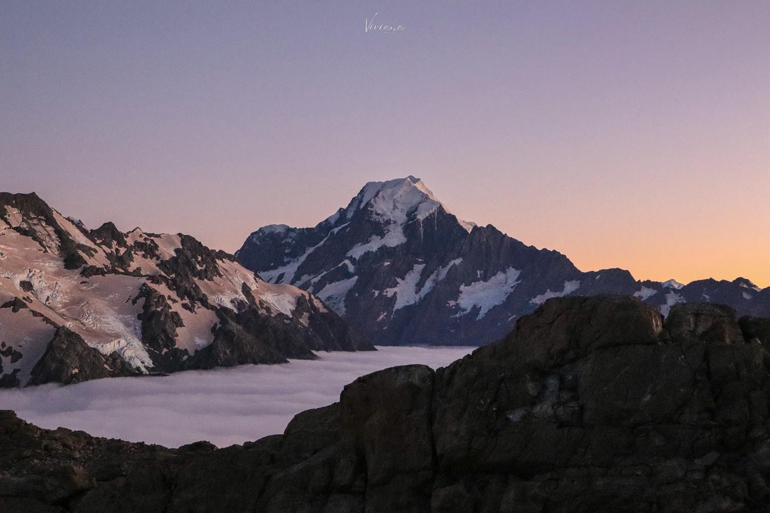 mueller hut 步道｜庫克山步道