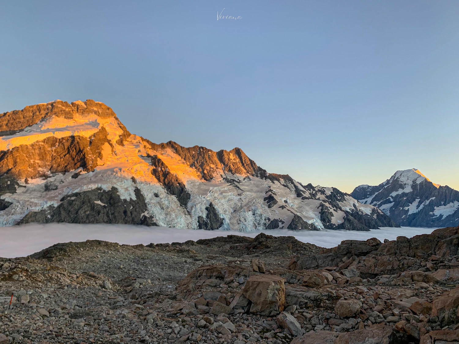 mueller hut 步道｜庫克山步道