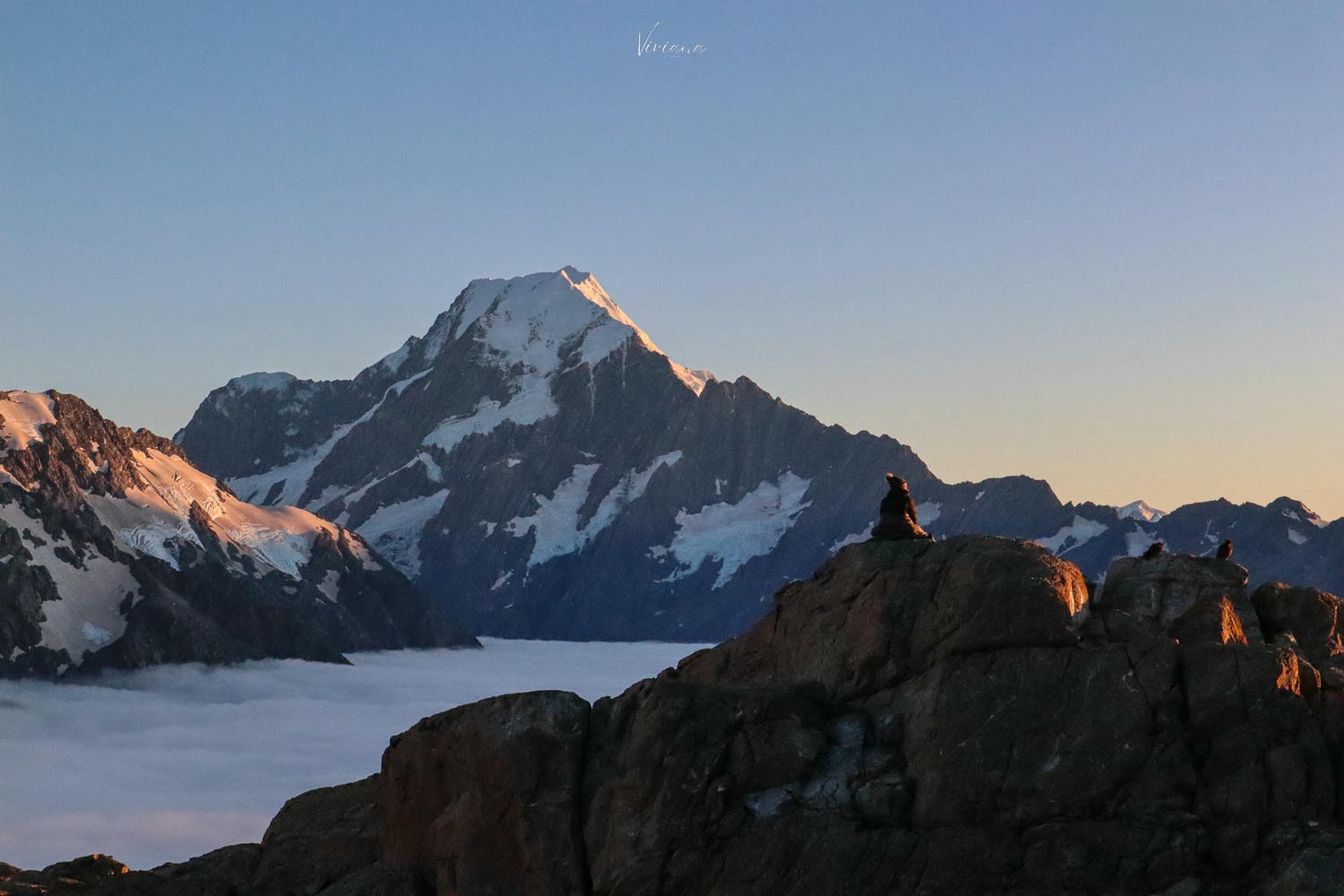 mueller hut 步道｜庫克山步道