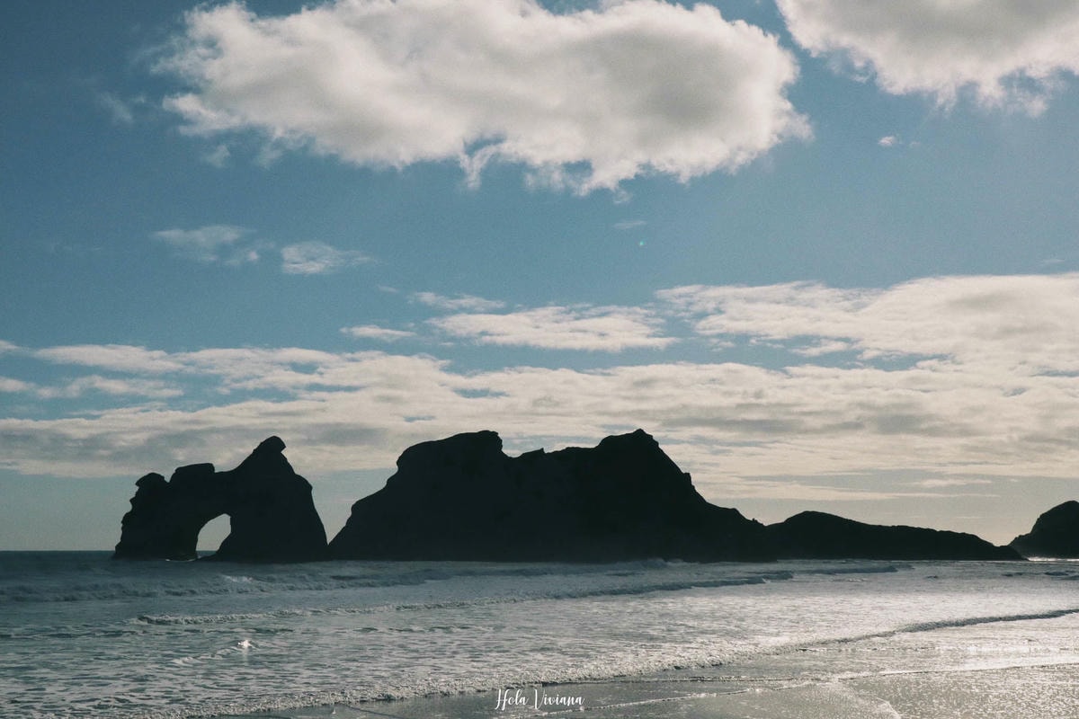紐西蘭|南島|前進 Golden Bay 一探 Wharariki beach 和鐘乳石洞 ! - 第26張圖 Wharariki Beach