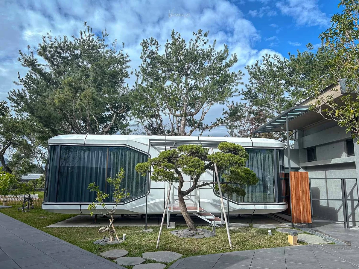 臺灣|南投|低調的高級住宿 「春天度假村」結合奢華和悠閒 - 第19張圖 春天度假村 太空艙
