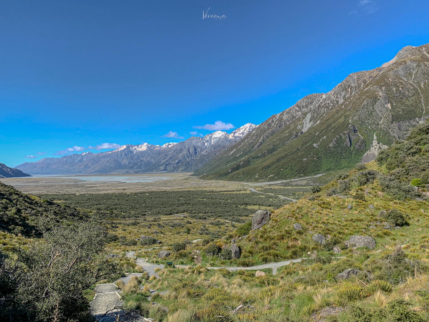 庫克山步道｜Blue Lakes and Tasman Glacier 步道