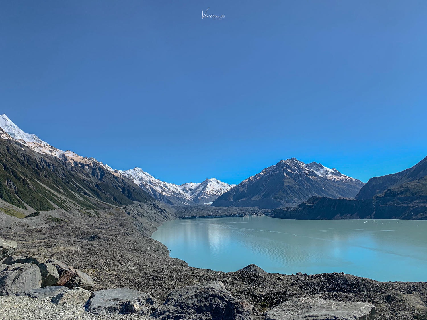 紐西蘭庫克山步道|6 條必走步道一次看 - 第12張圖 庫克山步道|Blue Lakes and Tasman Glacier 步道