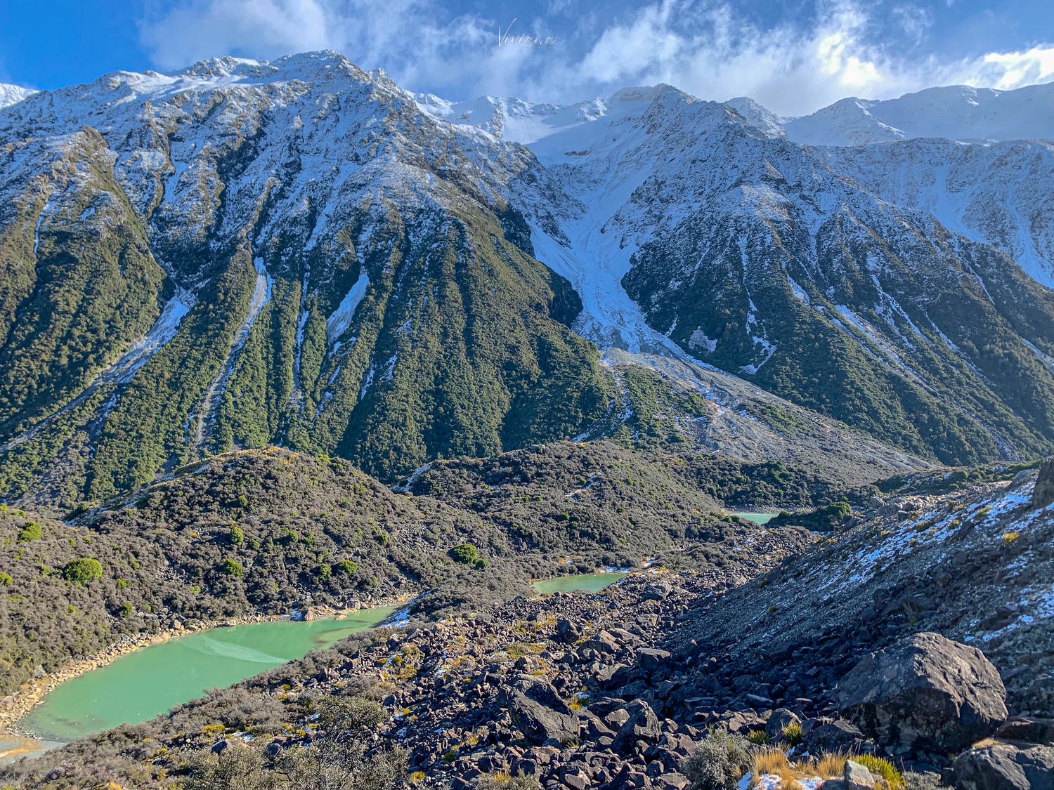庫克山步道｜Blue Lakes and Tasman Glacier 步道