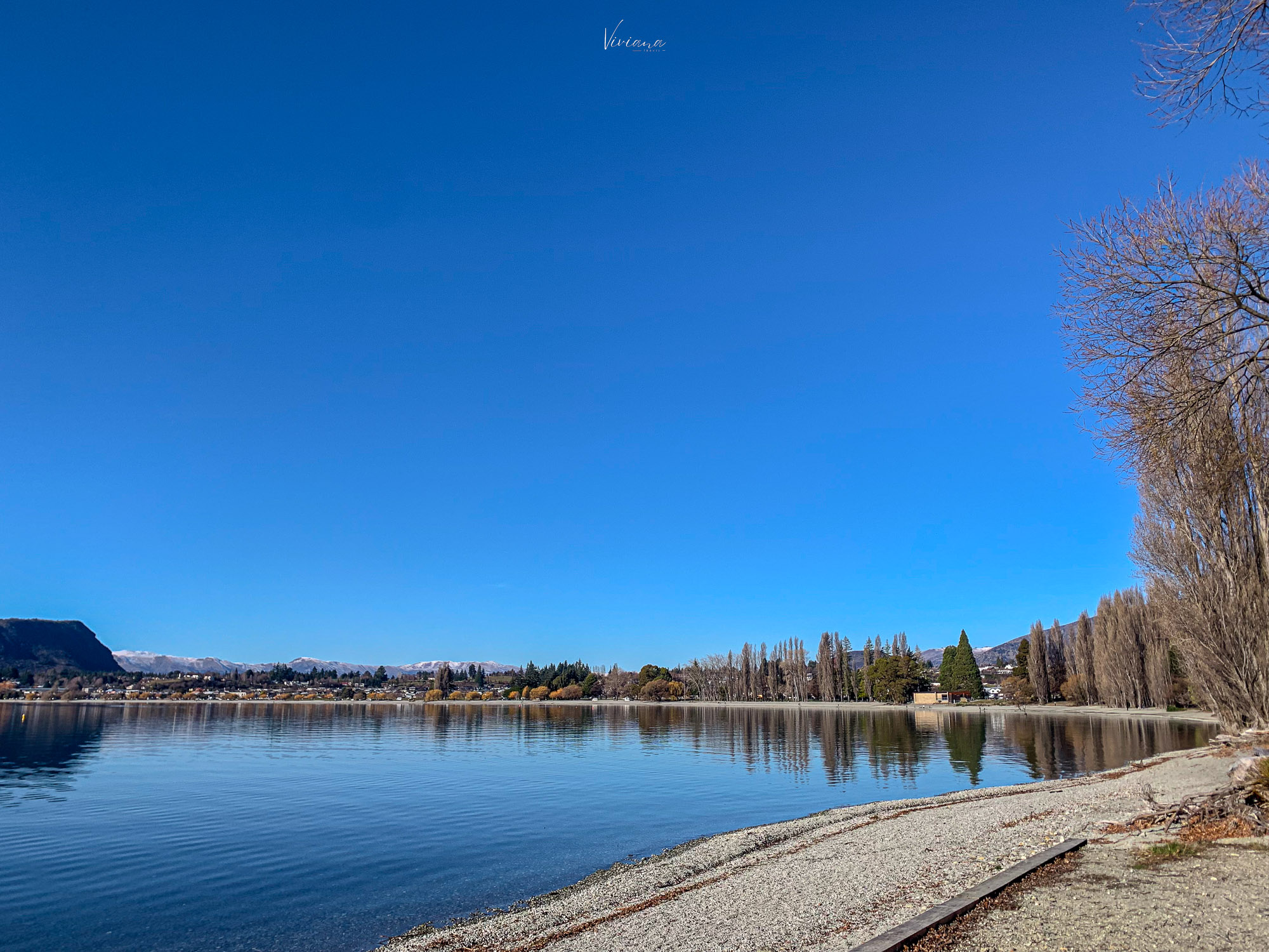 紐西蘭|瓦納卡 Wanaka|南島度假小鎮攻略、懶人包 - 第3張圖 冬季的瓦納卡湖畔