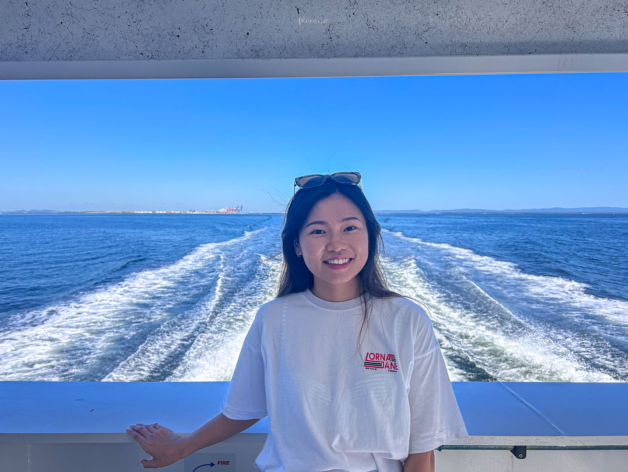 澳洲摩頓島 Moreton Island 船上風景