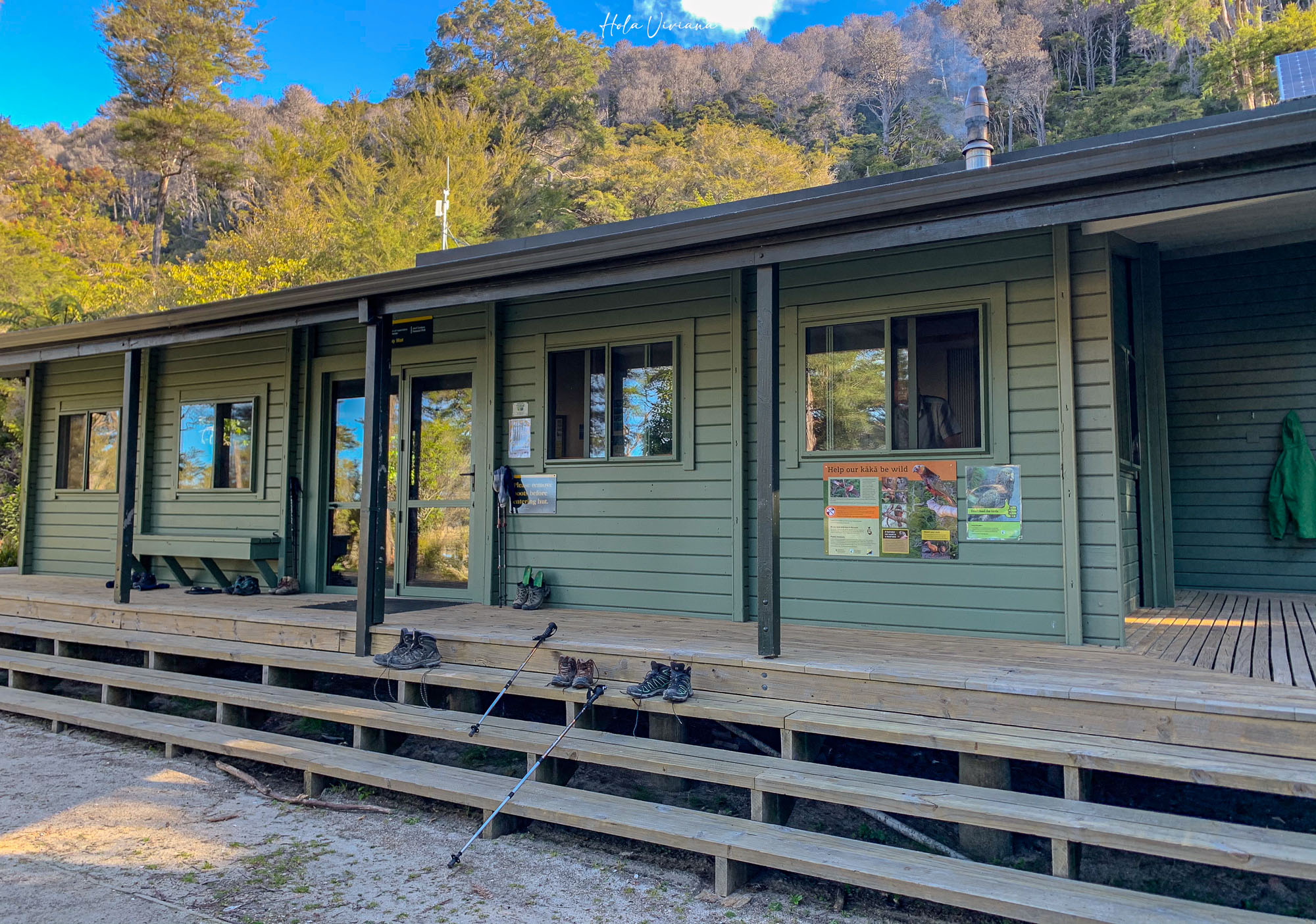 紐西蘭 Abel Tasman Coastal Track 亞伯塔斯曼步道 Bark Bay Hut