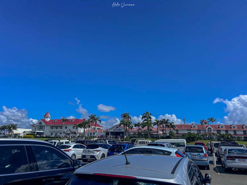 澳洲黃金海岸景點 海洋世界 Sea World  停車場