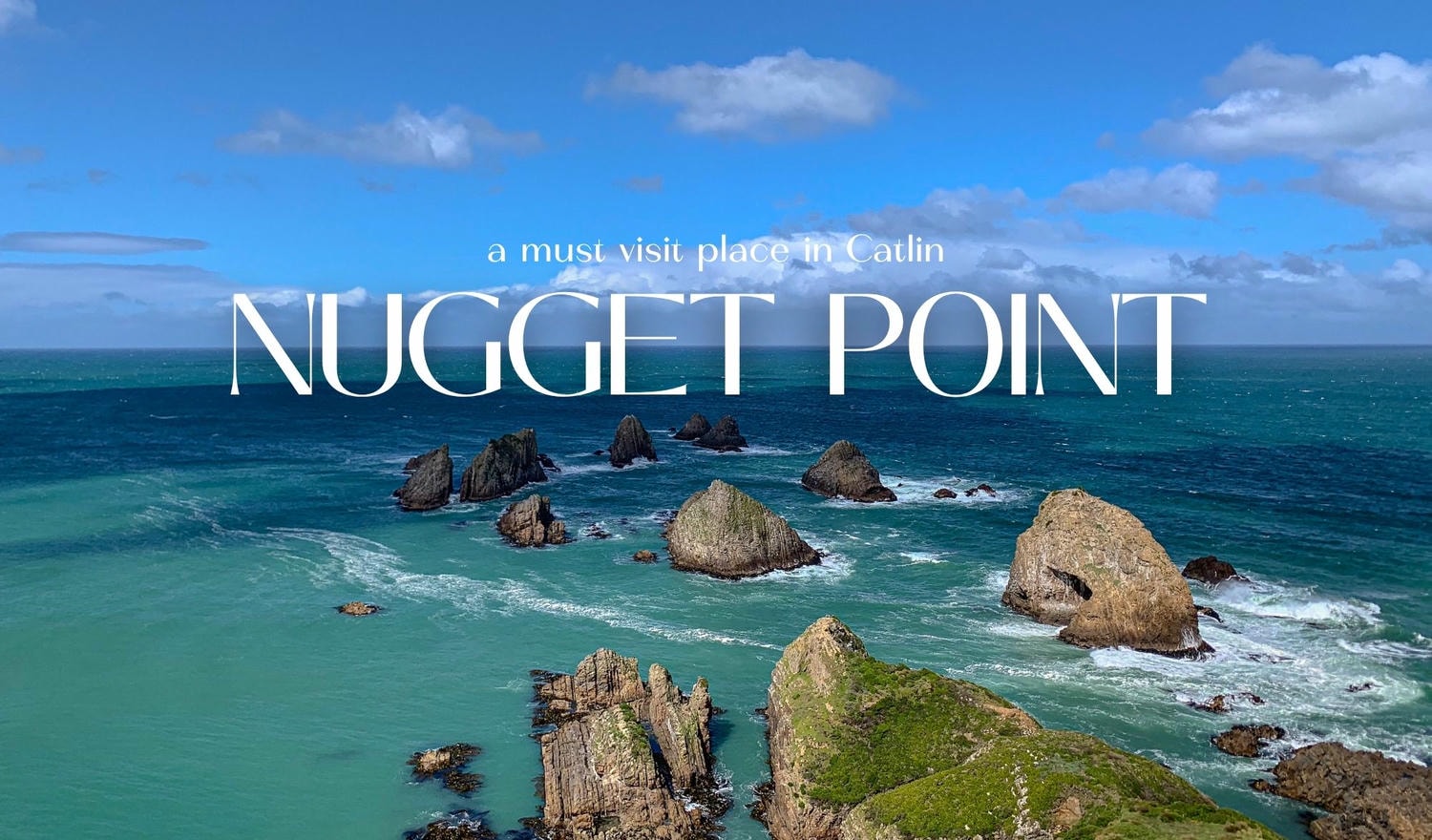 紐西蘭南島景點 Nugget Point 燈塔